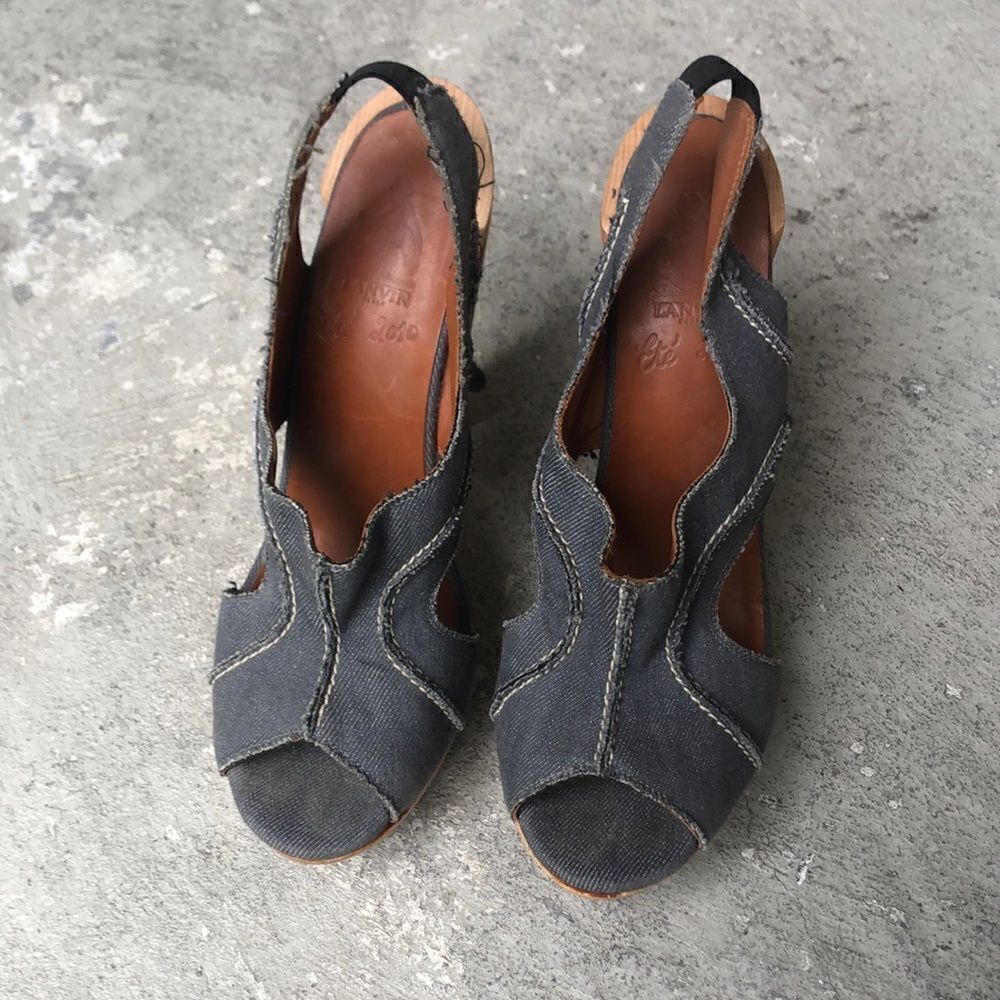 Lanvin  Demin  sandals